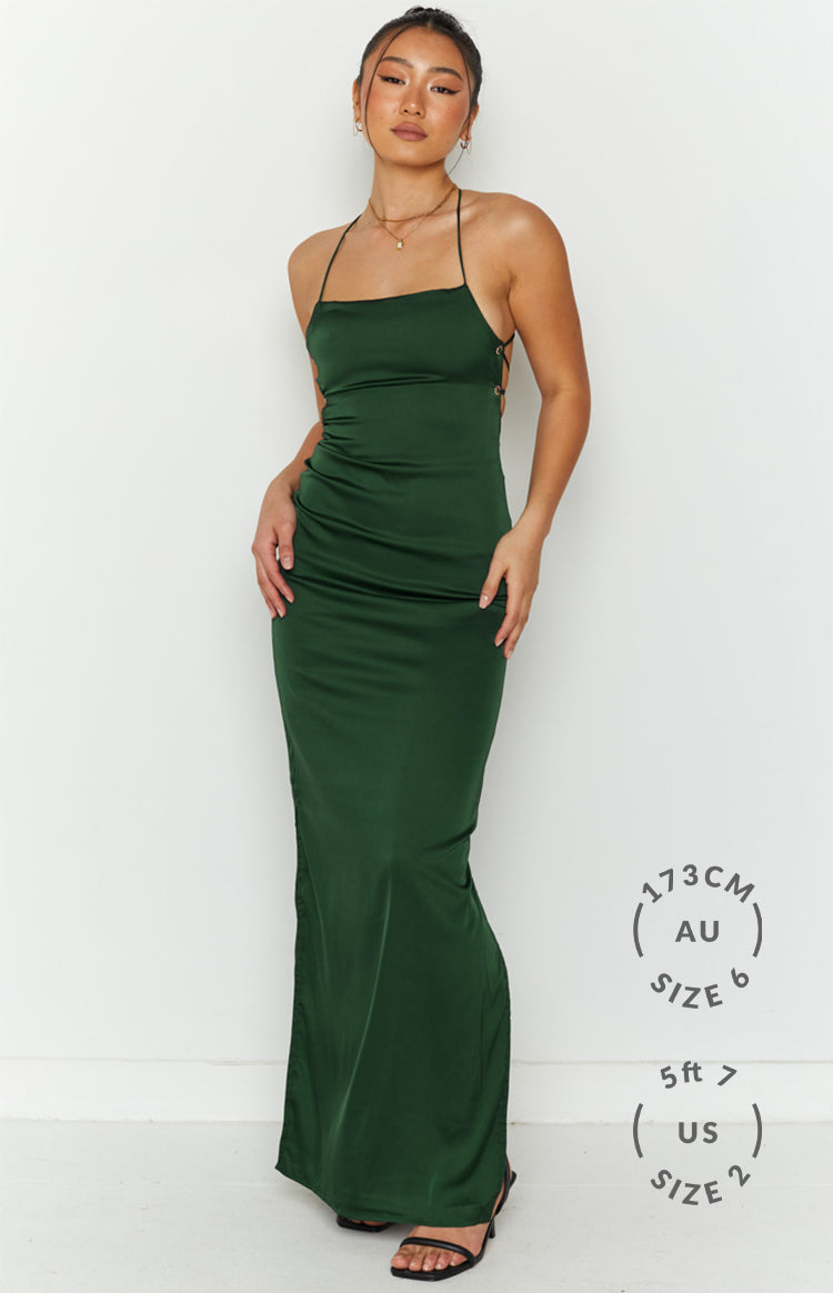 Manhattan Slip Formal Dress Emerald Image