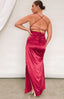 Manhattan Slip Formal Dress Wine