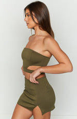 Maria Khaki Mini Skirt Image