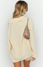 Reid Cream Collared Jumper Image