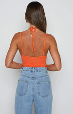 Scout Orange Crop Top Image