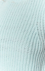 Snoh Pale Blue Knit Tank Image