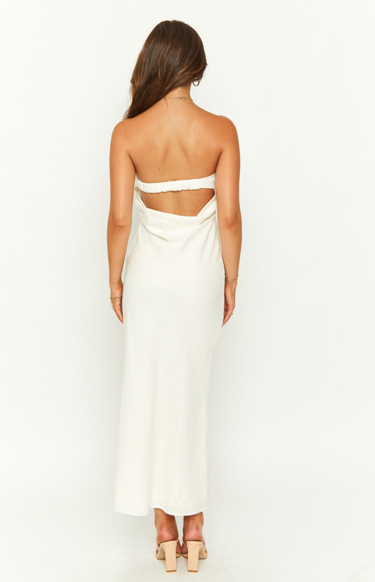 Summer Cream Midi Dress Image