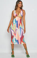 Sylvia Multi Midi Dress Image