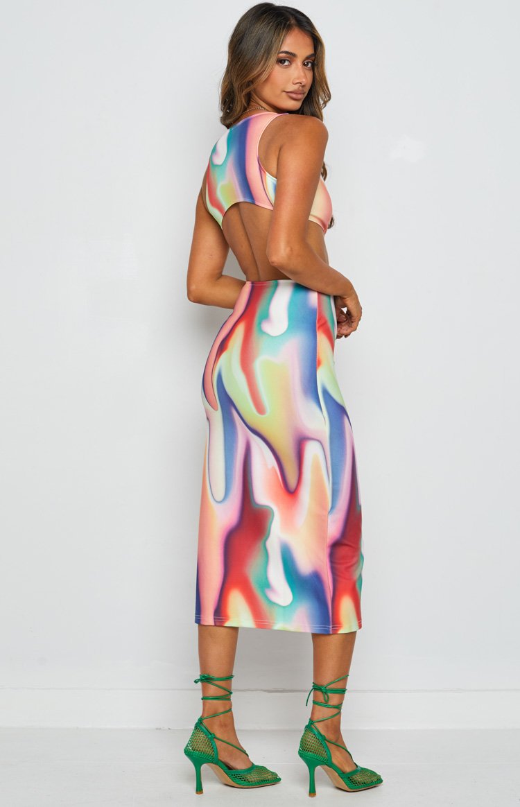 Sylvia Multi Midi Dress Image