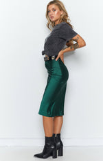 Trisha Midi Skirt Emerald Image