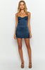 Trouble Navy Mini Dress