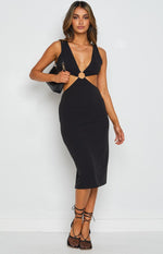 Valley Midi Dress Black Image